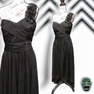 DB Studio Whimsygoth One Shoulder Sweetheart High Low Formal Dress, XL